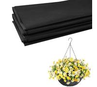 Revêtement de lit de jardin surélevé, en tissu non tissé, pour serre d'hiver et potager | Découpable, résistant avec rétention de la terre et drainage de l'eau pour pots de fleurs, jardinières (160 x