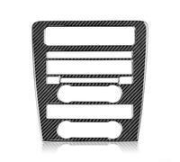 Revêtement de panneau de console centrale en fibre de carbone 2009-2014 - Finition en fibre de carbone véritable, décoration intérieure OEM, pour une installation facile