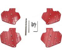 Revêtement de pédale antidérapant, réglable en hauteur de 2 mm à 7 mm, composants d'installation complets, kit antidérapant AERO