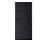 Revêtement de porte moderne TapeOn pour auto-assemblage | Garniture de porte | Réparation de porte pour portes intérieures (Black, T3 DIAMOND 10 x 10)