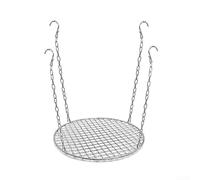 Revêtement de pot de fleurs réglable avec insert de suspension en acier inoxydable, support de pot de fleurs surélevé pour plantes hautes, rehausseur de chaîne pour mariage (style 2)