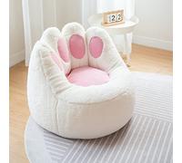 Revêtement de pouf pour intérieur et extérieur - Motif pattes de chat - Pas de remplissage nécessaire, idéal pour adultes, taille XL