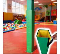 Revêtement de protection pour poteaux de jeux - Mousse pour tubes métalliques carrés - Protection contre les intempéries