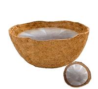 Revêtement de rechange en fibre de coco pour pot de fleurs mural - Durable et épais - Tapis de pot pour la maison, le balcon, le jardin, le terrarium