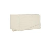 Revêtement De Rechange Pour Deluxe Parasol Hwc-D14, Revêtement De Parasol Ronde Ø 3m Crème Sans Flap Gris