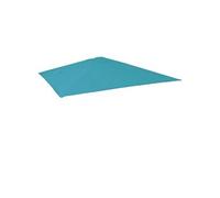 Mendler Revêtement de Remplacement pour Parasol de Luxe HWC-A96 3x4m (Ø5m) Polyester 3,5kg - Turquoise