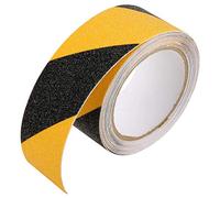 Revêtement de sécurité adhésif anti-usure de bande antidérapante de PVC de 5cm x de 5m auto-adhésive professionnelle(Jaune et noir)