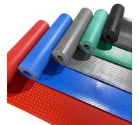 Revêtement de Sol en Caoutchouc pour Garage Rouleau de Tapis de Sol en PVC, 2 à 2,5 mm d'épaisseur, Multicolore, Plusieurs Tailles 0,9 à 3,5 x 1 m.(Red,1.2X1M(47.2X39.3)-2MM)