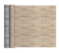 Revêtement de sol en PVC en rouleau - Vinyle imitation bois beige - 140 cm de largeur - 260 x 140 cm