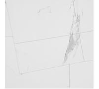 VEVOR Revêtement de sol en vinyle auto-adhésif 9900 mm x 600 mm, dalle de sol marbre blanche, 1,5 mm d'épaisseur, pour cuisine, salle à manger et salle de bain, facile pour la décoration de la maison