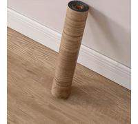 Revêtement de Sol en Vinyle Autocollant Effet Bois, 40x200CM en PVC épais Avec Couche D'aluminium Antibruit pour la Maison et le Bureau (HPLZ-01, 40x200CM)