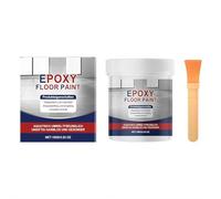 Revêtement de sol époxy effet marbre brillant pour béton, imperméable, antidérapant, durable, convient pour plusieurs surfaces, gris