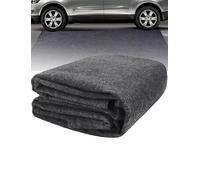 Revêtement de sol imperméable en feutre imperméable à la poussière, tapis de sol for hangar de stockage, for jardin extérieur, arrière-cour, sous-sol, garage, atelier(118.2x118.2in)