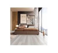 Revêtement de sol PVC auto-adhésif - Teinte chêne gris moyen - 5,02 m² (36 pcs) - Imperméable - Aspect bois 1 mm