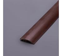 Revêtement de sol stratifié/bois-aluminium, hauteur seuil 3-20 mm, bande de transition de sol (teck)