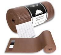 Revêtement de tiroir de cuisine pour armoires de cuisine - Véritablement antidérapant, non adhésif - Facile à couper/installer, protège toutes les étagères, armoires, surfaces de salle de bain