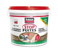 Revêtement de toiture - RUB.STOP - FUITE TOIT.IN.ROUG.1K - Élastique - Imperméabilisant - 100% silicone