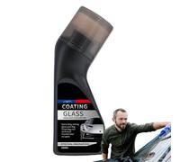 Revêtement de Verre pour Pare-brise,100ml Produit de Nettoyage avec Éponge et Brosse,Anti-Pluie Pour La Vitre De Voiture | Pour Une Vision Claire Le Nettoyage Le Détail Les Portes De Douche Et Les Mir