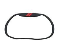 Revêtement de volant compatible avec DODGE pour CHALLENGER Charger 2015-2020 pour JEEP pour Grand pour CHEROKEE pour SRT8 2014-2020 Plastique ABS Noir pour DEKOR