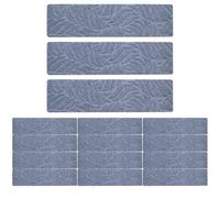 Revêtement d'Escalier Moquette | 15 Pièces Marches Bois Tapis Antidérapant | Adhésif Réutilisable Intérieur pour Aînés Chiens | Maison Garage Patio Dortoir