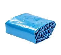 Revêtement d'étang, étangs à poissons de jardin à sous-couche robuste | Doublure Anti-infiltration en HDPE épais bleu, doublure d'étang à Membrane de jardin Flexible(8x10m)