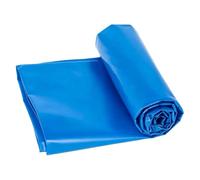 Revêtement d'étang Membrane imperméable robuste et durable pour l'extérieur | Résistant aux déchirures - Fondation de piscine, revêtement anti-infiltration en HDPE épais bleu, facile à couper(3x5m)