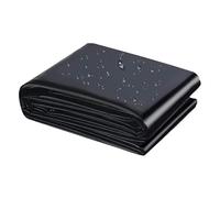 Revêtement d'étang noir imperméable 1x6m 3x7m 4x4m 5x8m 6x10m, membrane d'étangs à poissons pour étangs de carpes koï extérieurs et jardin aquatique - Sous-couche EPDM de 0,2 mm d'épaisseur(3x4m)