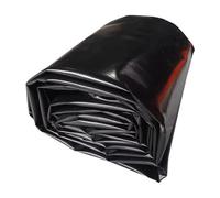 Revêtement D'étang Noir Robuste Revêtement de Piscine de Jardin Revêtement D'étang Flexible pour Petits Étangs Étangs À Poissons Ruisseaux Fontaines Jardin d'eau Étangs À Carpes Koï(5.0x10.5m)