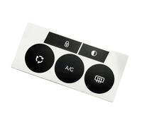 Revêtement D'habillage Autocollants De Réparation De Bouton De Climatisation En Vinyle Pour Voiture Pour C4 Pour Grand Pour Picasso(C For C4 (2014-2018))