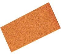 Revêtement en caoutchouc éponge L280xl140xS20mm grossier rouge