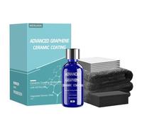 Revêtement en céramique 10H 3.0, haute brillance, hydrophobie, anti-rayures, facile à utiliser, kit de protection de peinture miroir, 50 ml, revêtement nano céramique avec gants scellant