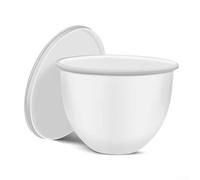 Revêtement en silicone pour bol mélangeur KitchenAid à tête inclinable de 5 litres, insert de bol mélangeur, insert de mélangeur de cuisine rouge/noir/blanc (A blanc)