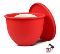 Revêtement en silicone pour bol mélangeur sur pied KitchenAid - Réduit le bruit et les vibrations - Rouge - 5 l