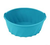 Revêtement en silicone pour mijoteuse de 6 à 8 litres, réutilisable, passe au lave-vaisselle, insert étanche pour cuisine, 28,5 x 21,5 x 13 cm (bleu)