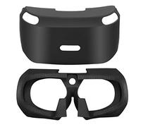 Revêtement en silicone pour PlayStation VR1, Housse de Protection Antidérapante pour Casque d'écoute Verre de Visualisation 3D pour PS4 VR PSVR