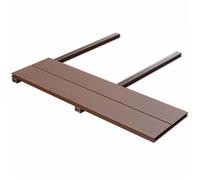 Revetement exterieur en planche Vidaxl Planche de terrasse 6 pcs Marron WPC