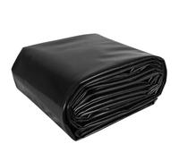 Revêtement flexible en polyéthylène haute densité pour étang à poissons Koï, cascades, ruisseaux et paysages aquatiques, film imperméable multiple (3 m x 10 m) Noir