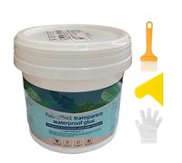 Revêtement imperméable - Transparent 0,5 kg, mastic anti-fuite, solution de réparation de liaison de toiture | Revêtement isolant de but multi pour l'utilisation extérieure d'intérieur de salle de bai
