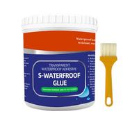 Revêtement imperméable transparent, mastic imperméable, colle 300 g pour murs intérieurs et extérieurs, avec colle à brosse imperméable, colle d'étanchéité isolante, forte fuite d'eau