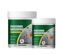 Revêtement imperméable transparent - Mastic liquide Duals-Pack, matériau longue durée, résistant aux intempéries | Agent protecteur pour tuyaux, tuiles, sous-sol, équipement extérieur, zone de fuite