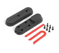 Revêtement latéral de fourche avant compatible avec trottinette électrique Xiaomi 4, housse de protection avec autocollant réfléchissant rouge, kit de vis de montage, accessoires de rechange pour