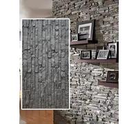 Revêtement mural 3D avec texture imitation pierre pour décoration intérieure et extérieure Idéal pour terrasse, salle de bain, hall et hôtel