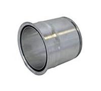 Revêtement mural en aluminium Bertrams 14WFD80- A Ø 80 x 1930 mm, double