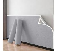 Revetement Mural Isolant Adhesif pour Décoration des Murs Intérieurs - Rouleau de Papier Peint Isolant Thermique et Anti Humidité Autocollant, Mousse de 3mm/5mm/7mm/9mm(Gray 9mm,50 x 500 cm)