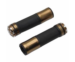 Revetement poignee avoc moto on road r375 cafe closed end 130mm (paire)