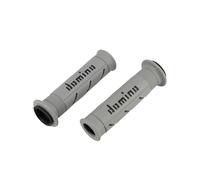 Domino Poignée en caoutchouc Offroad XM2 Super Soft Droite 22 mm 126 mm Grise Ouverte