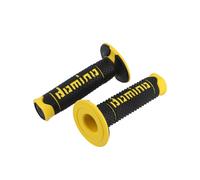 Domino Poignées de guidon cross Full Grip – Noir/Jaune