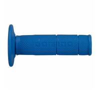 Domino Poignées Cross/Enduro demi-gaufrées Bleu fermées D.22-24 mm L118 mm – Paire