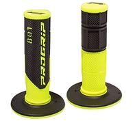REVETEMENT POIGNEE PROGRIP 801 Noir/Jaune Ã˜ 22/25. Long 122MM