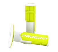 REVETEMENT POIGNEE PROGRIP MOTO OFF ROAD 801 DOUBLE DENSITE FLUO DESIGN